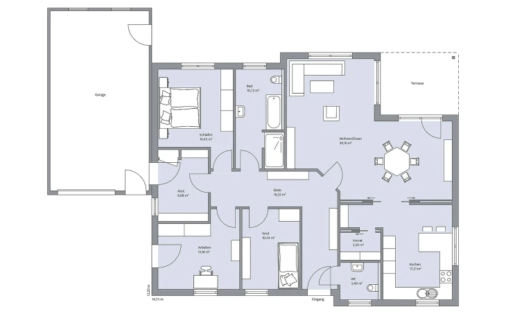 BAUMEISTER-HAUS - Musterhaus Voss Erdgeschoss