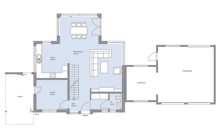 BAUMEISTER-HAUS - Musterhaus Westermann Erdgeschoss