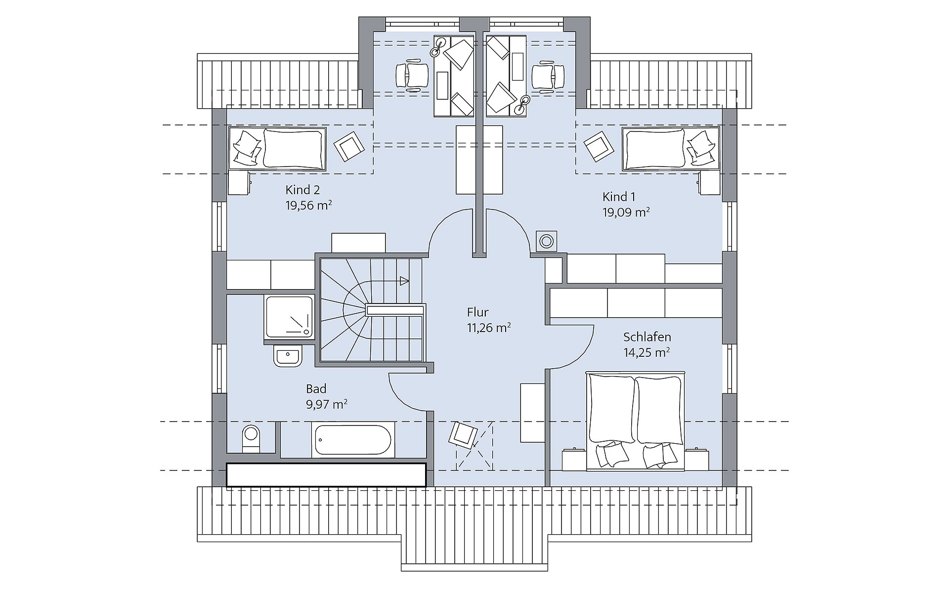 Dachgeschoss Clemens von BAUMEISTER-HAUS Kooperation e.V.