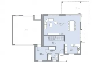 Grundriss Familienhaus Daume von BAUMEISTER-HAUS