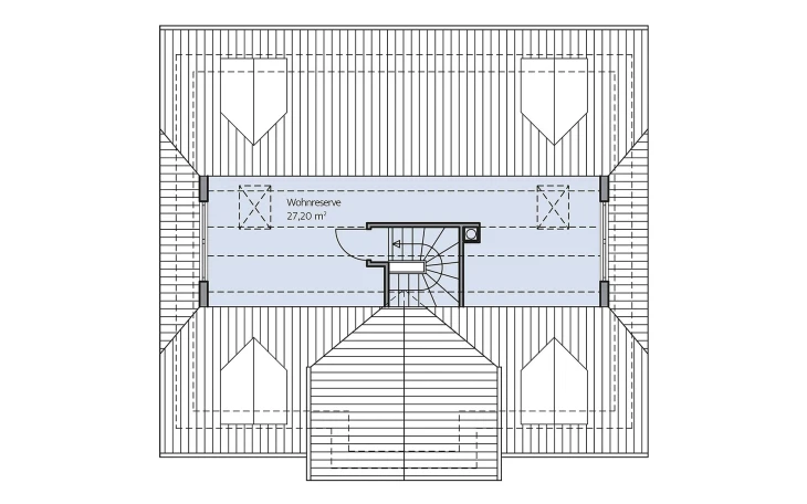 BAUMEISTER-HAUS - Musterhaus Denker Dachgeschoss