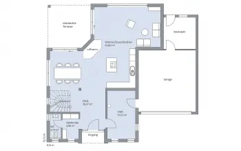 Grundriss Familienhaus Fuchs von BAUMEISTER-HAUS