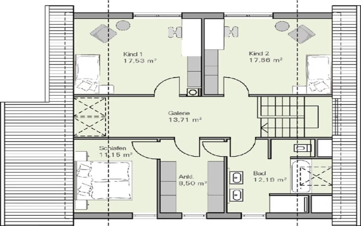 BAUMEISTER-HAUS - Musterhaus Heuberger Dachgeschoss