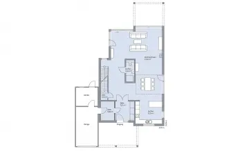 Grundriss Designerhaus Hildebrand von BAUMEISTER-HAUS