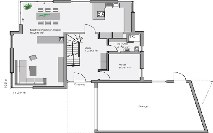 BAUMEISTER-HAUS - Musterhaus Illner Erdgeschoss