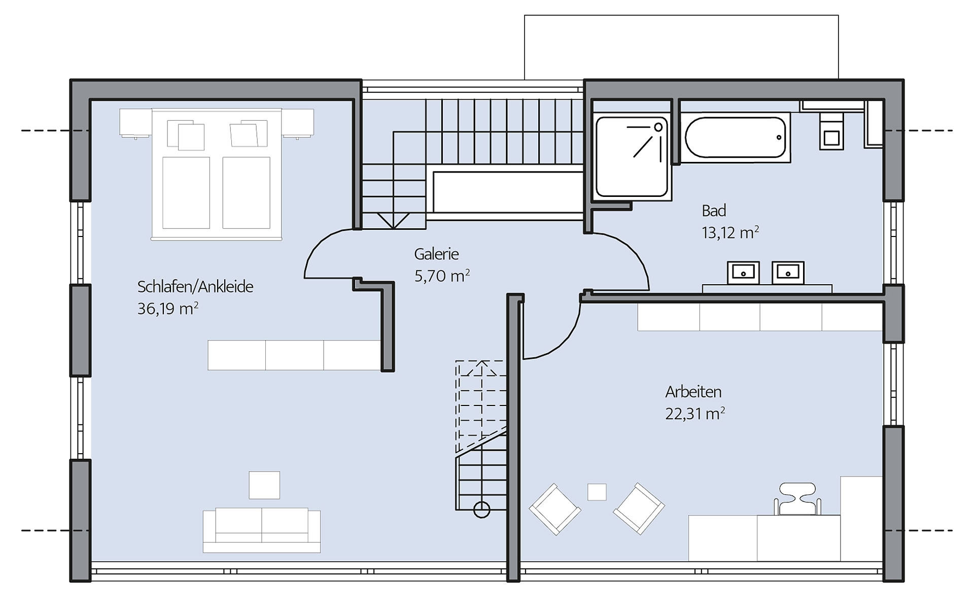 Obergeschoss Immel von BAUMEISTER-HAUS Kooperation e.V.