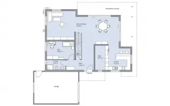 Grundriss Mediterranes Haus Lehmann von BAUMEISTER-HAUS