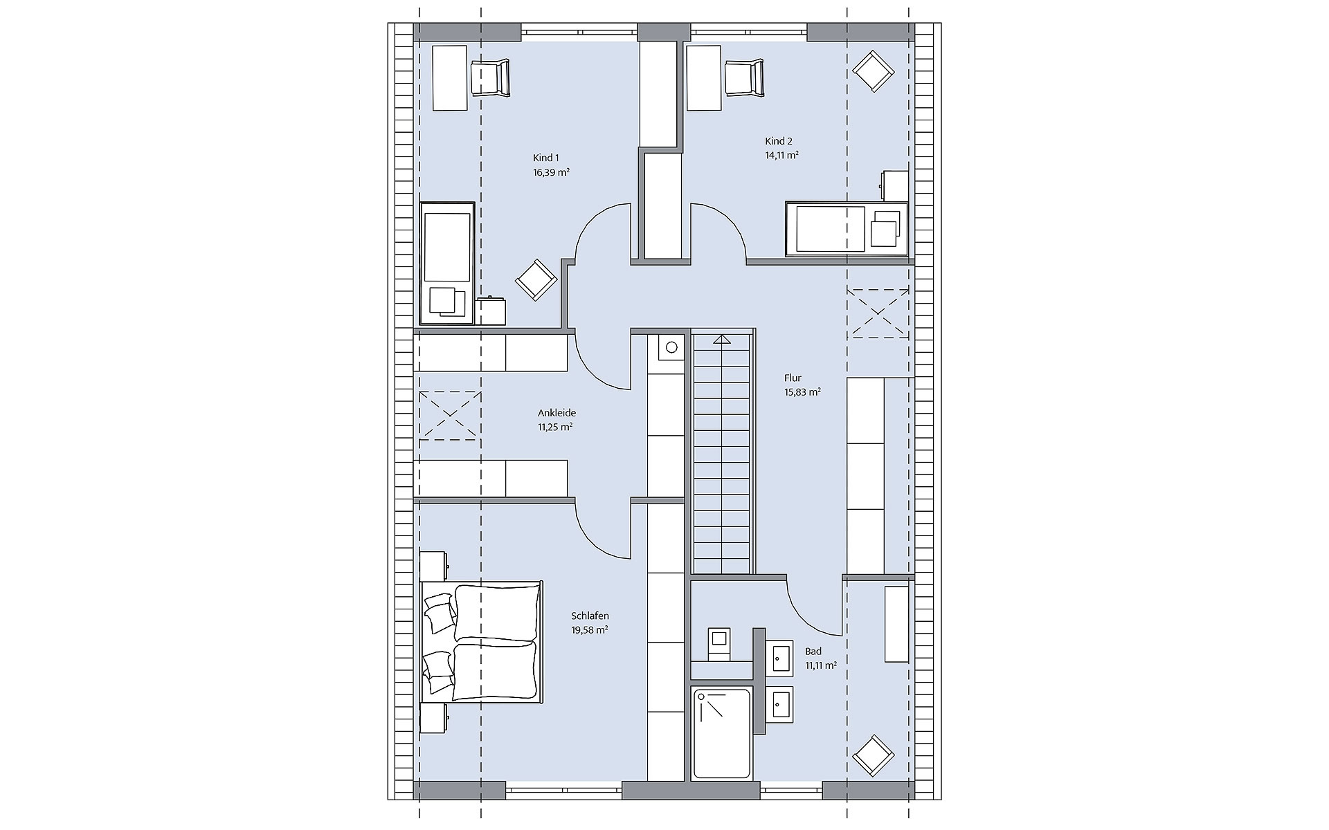 Dachgeschoss Otten von BAUMEISTER-HAUS Kooperation e.V.