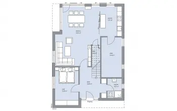 Grundriss Familienhaus Otten von BAUMEISTER-HAUS