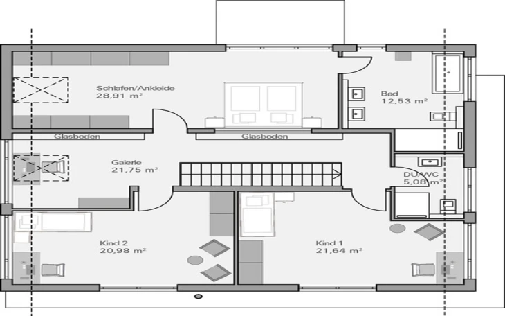 BAUMEISTER-HAUS - Musterhaus Quandt Dachgeschoss