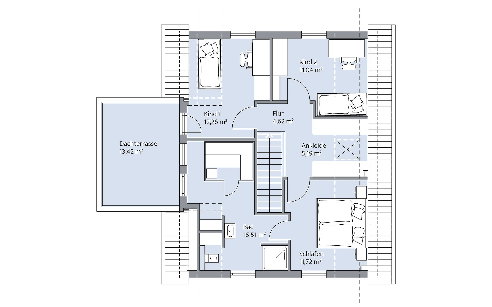 Dachgeschoss Quistorp von BAUMEISTER-HAUS Kooperation e.V.