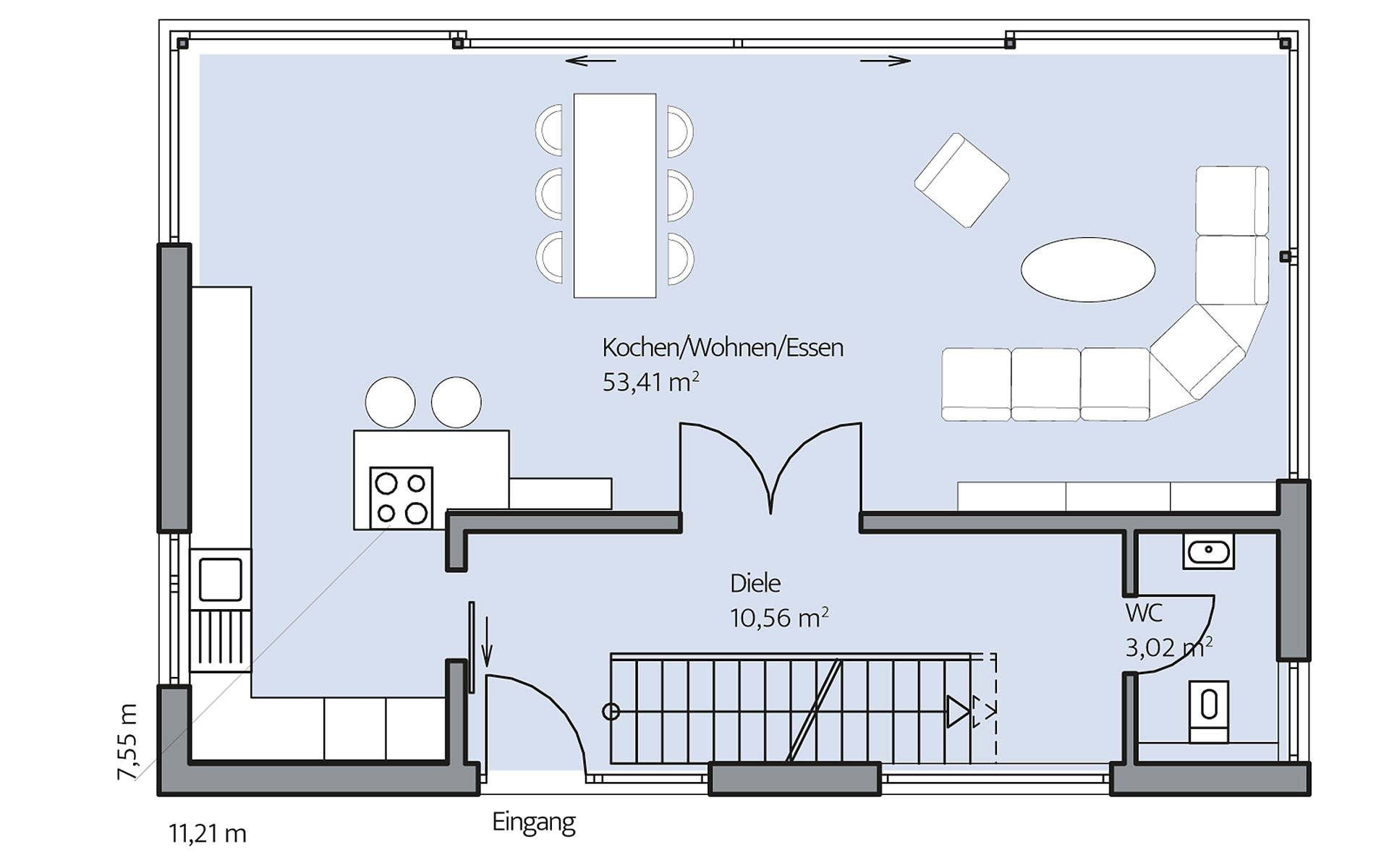 Erdgeschoss Zacher von BAUMEISTER-HAUS Kooperation e.V.