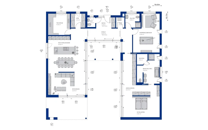 Bien-Zenker - Musterhaus AMBIENCE 209 FD Erdgeschoss