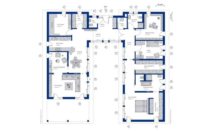 Bien-Zenker - Musterhaus AMBIENCE 209 PD Erdgeschoss