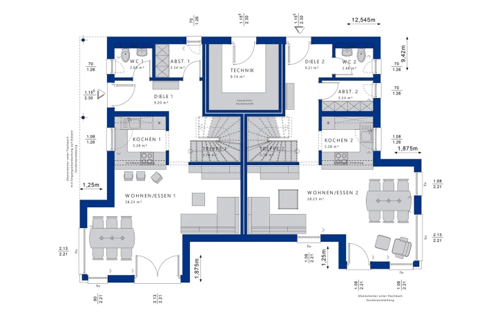 Bien-Zenker - Musterhaus CELEBRATION 192 V3 Erdgeschoss