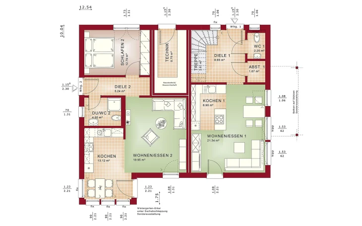 Bien-Zenker - Musterhaus CELEBRATION 207 V2 Erdgeschoss