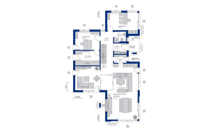 Bien-Zenker - Musterhaus CONCEPT-M 168 Erlangen Erdgeschoss