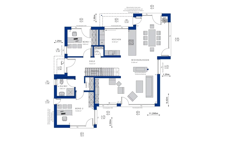 Bien-Zenker - Musterhaus CONCEPT-M 155 Leipzig Erdgeschoss