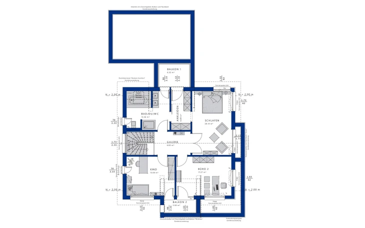 Bien-Zenker - Musterhaus CONCEPT-M 166 Erfurt Dachgeschoss