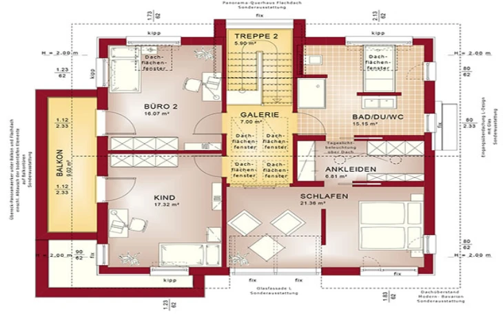 Bien-Zenker - Musterhaus Concept-M 153 Obergeschoss