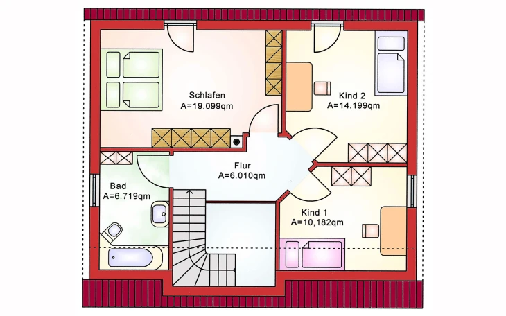 B&S Selbstbau - Musterhaus Future BS 118 Dachgeschoss