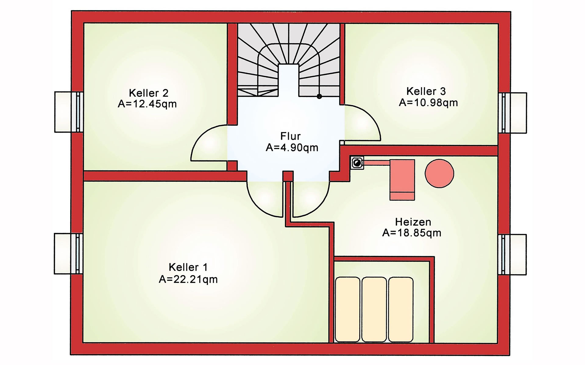 Keller Komfort BS 125 von B&S Selbstbausysteme GmbH & Co. KG