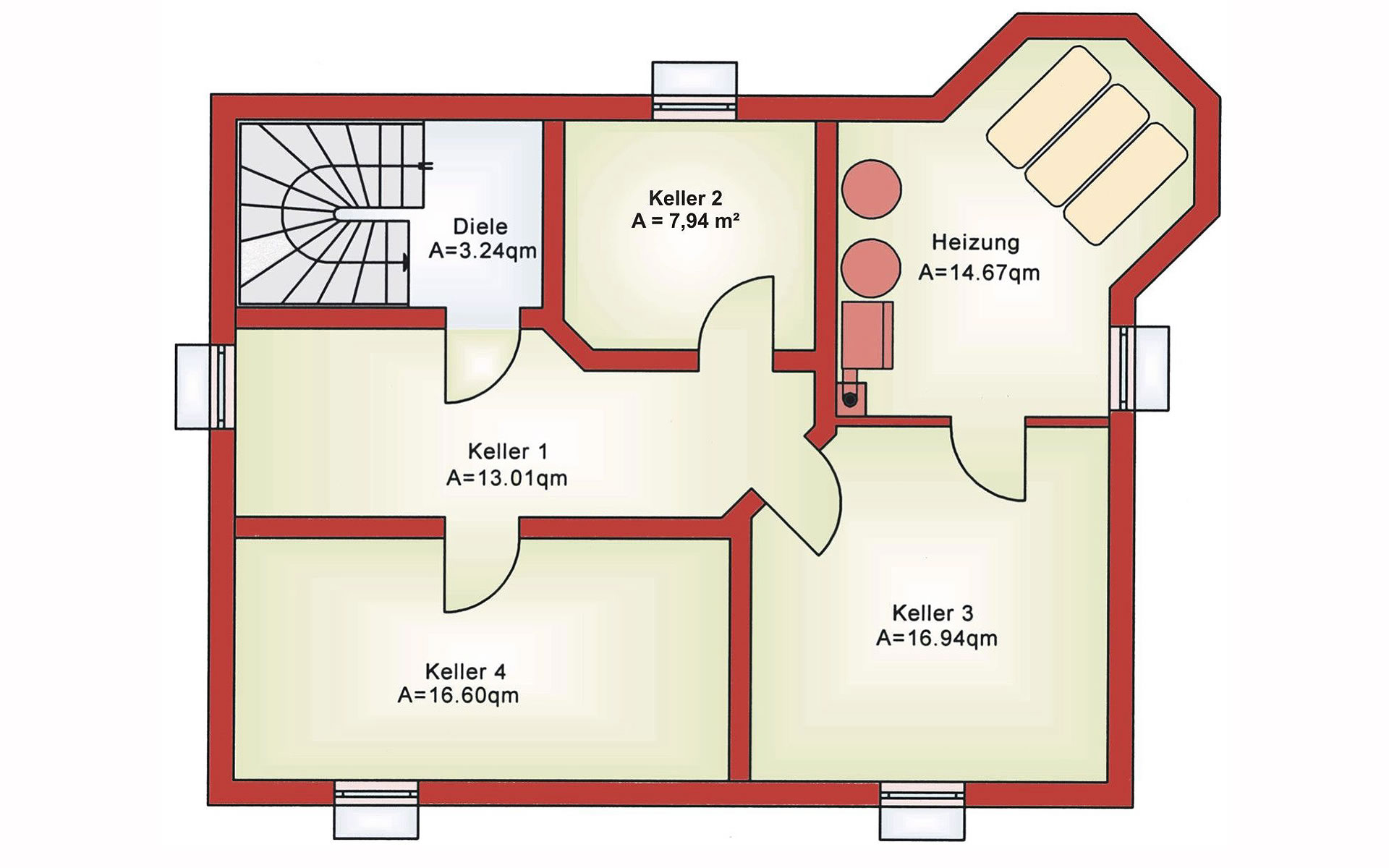 Keller Komfort BS 134 von B&S Selbstbausysteme GmbH & Co. KG