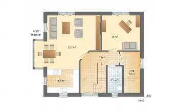 Grundriss Landhaus Meierwik von Danhaus