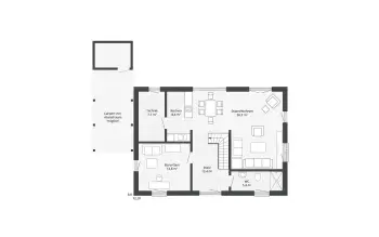Grundriss Familienhaus Diamonds Kronshagen von Danhaus
