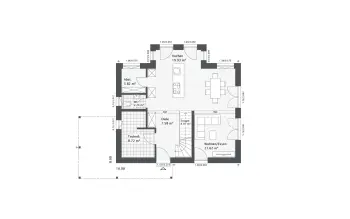 Grundriss Familienhaus Dreamline-E-123 E5 von Danhaus