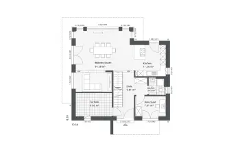 Grundriss Familienhaus Dreamline-E-138 E4 von Danhaus