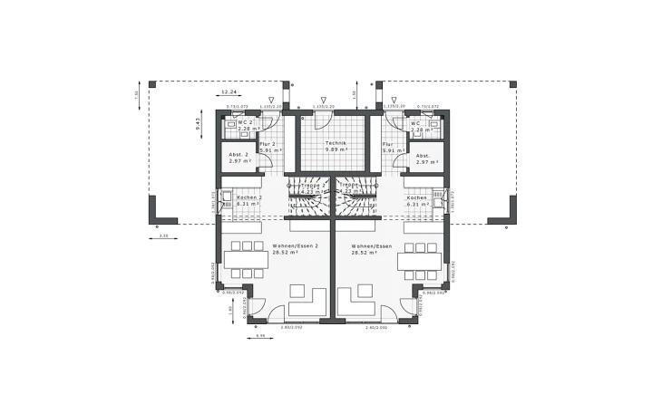 Danhaus - Musterhaus Dynamic-G-191 E1 Erdgeschoss