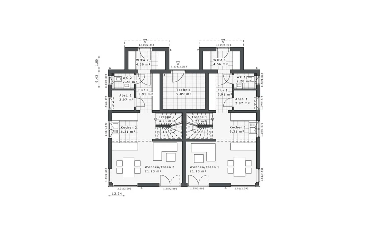 Danhaus - Musterhaus Dynamic-G-191 E2 Erdgeschoss