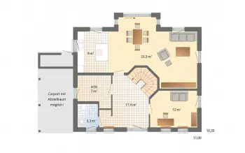 Grundriss Familienhaus Schönhagen von Danhaus