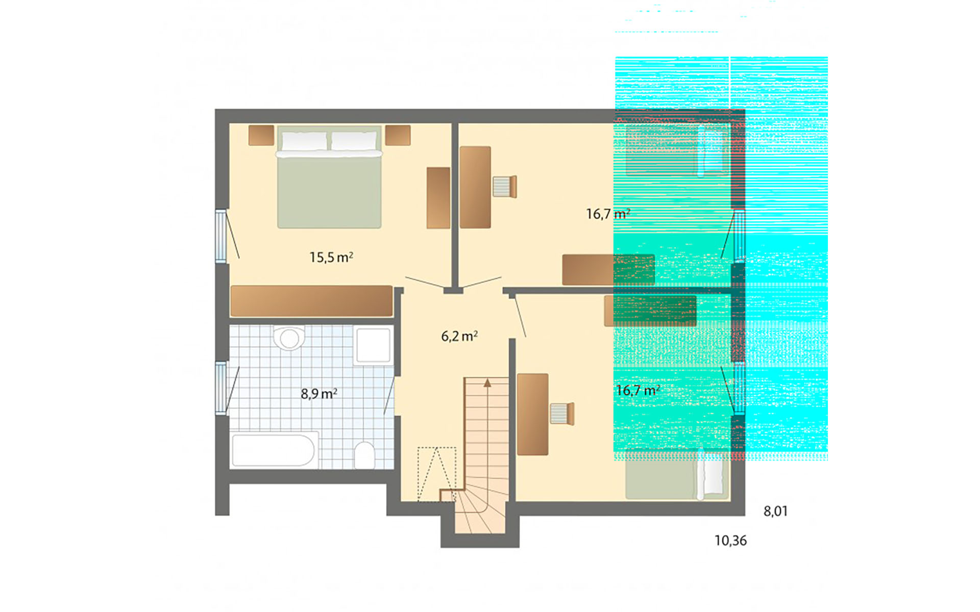 Dachgeschoss Stockholm von Danhaus Deutschland GmbH