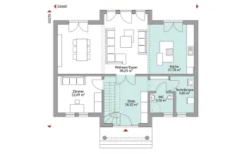 Grundriss Stadtvilla / Villa Classic 196 von Danwood