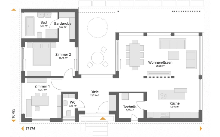 Danwood - Musterhaus Next 115 Poing Erdgeschoss