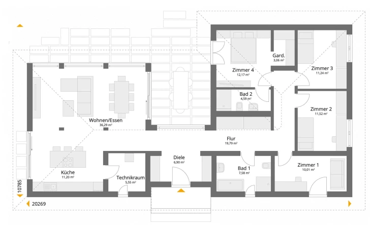 Danwood - Musterhaus Next 140W Erdgeschoss