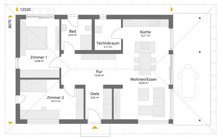 Danwood - Musterhaus Next 90 WT Erdgeschoss