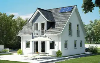 Dennert Massivhaus - Musterhaus ICON 3 Plus Quergiebel Dennert Massivhaus - Musterhaus ICON 3 Plus Quergiebel