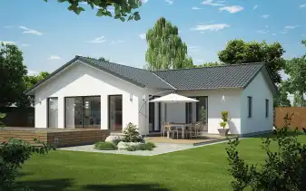 Dennert Massivhaus - Musterhaus ICON Winkelbungalow Dennert Massivhaus - Musterhaus ICON Winkelbungalow