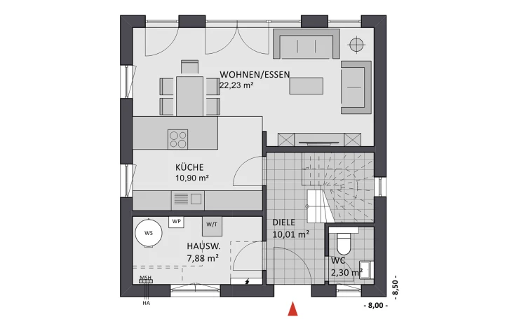 FAVORIT - Musterhaus Citylife 103 Erdgeschoss