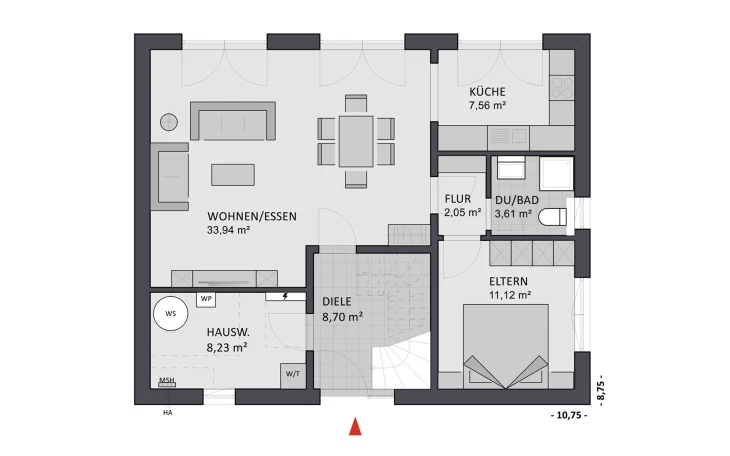 FAVORIT - Musterhaus Citylife 147 Erdgeschoss