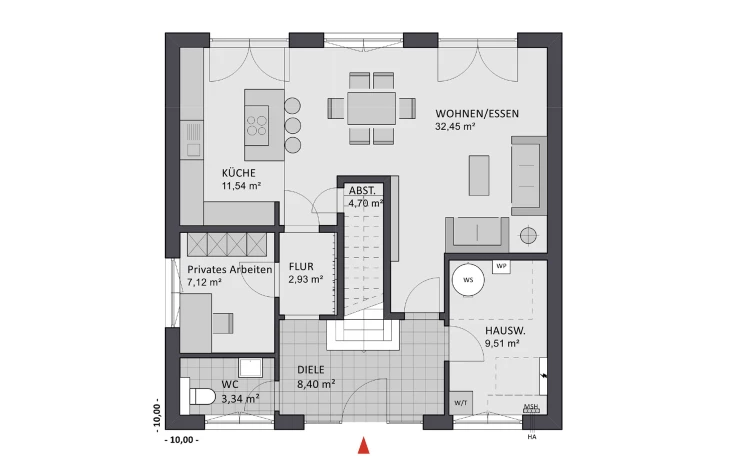 FAVORIT - Musterhaus Citylife 148 edition Erdgeschoss