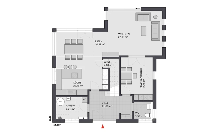 FAVORIT - Musterhaus Citylife 187 Erdgeschoss