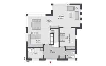 Grundriss Walmdach Citylife 187 von FAVORIT
