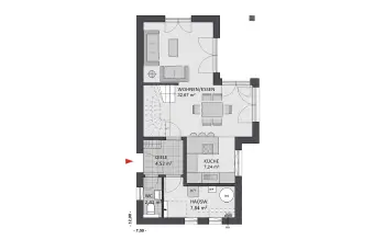 Grundriss Flachdach Concept Design 108 von FAVORIT