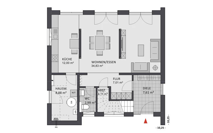 FAVORIT - Musterhaus Concept Design 151 Erdgeschoss