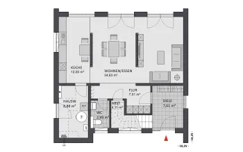 Grundriss Flachdach Concept Design 151 von FAVORIT