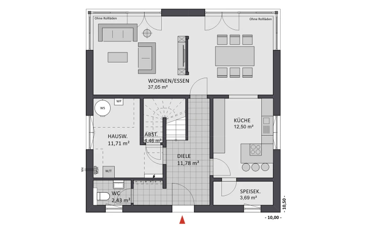 FAVORIT - Musterhaus Concept Design 225 Erdgeschoss